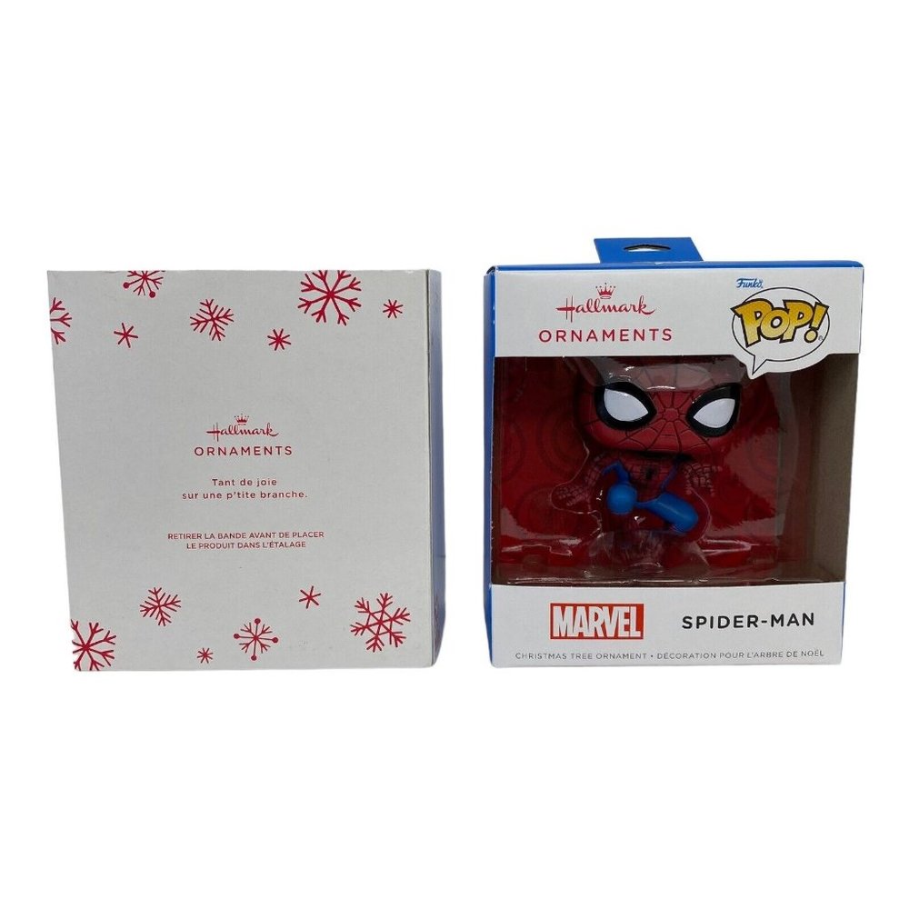 Hallmark Marvel Spider-Man Funko POP! Christmas Ornament 2022 Edition w/Sleeve